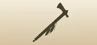 Axe silhouette