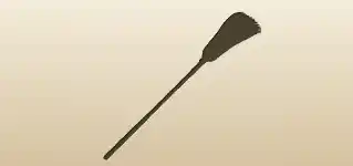Broom silhouette