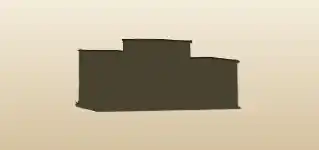 Pedestal silhouette