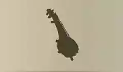 バンジョーのシルエット