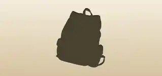 Backpack silhouette