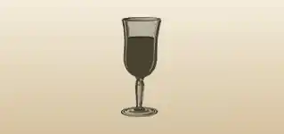 Wineglass silhouette