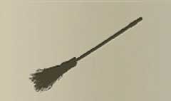 Broom silhouette #2
