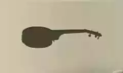 バンジョーのシルエット