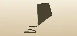 Kite silhouette