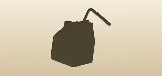 Carton of Milk silhouette