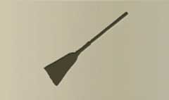 Broom silhouette #4