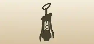 Corkscrew silhouette