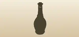 Bottle silhouette