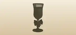 Wineglass silhouette