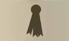 賞リボンのシルエット