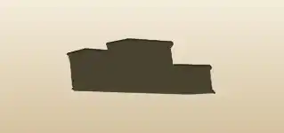 Pedestal silhouette