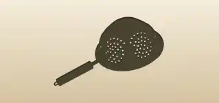 Colander silhouette