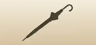 Umbrella silhouette