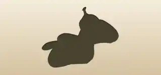 Saddle silhouette