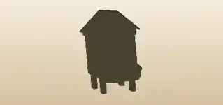 Beehive silhouette