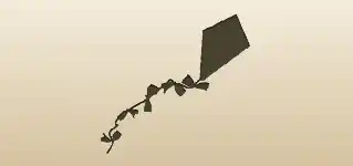 Kite silhouette