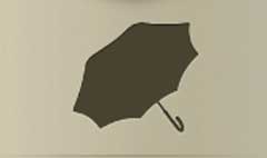 Umbrella silhouette