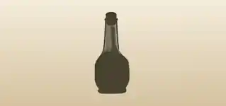 Bottle silhouette
