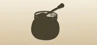 Honey silhouette