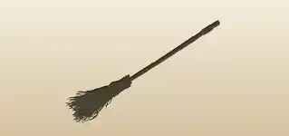 Broom silhouette