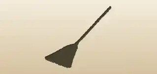 Broom silhouette