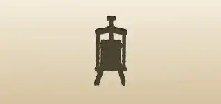 Winepress silhouette