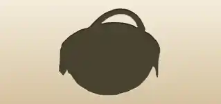Eggs silhouette