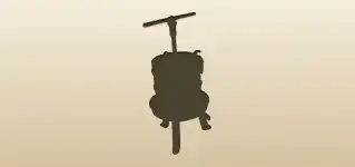 Winepress silhouette