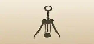 Corkscrew silhouette