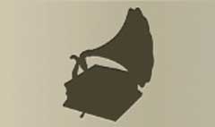 Gramophone silhouette #1