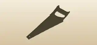 Saw silhouette