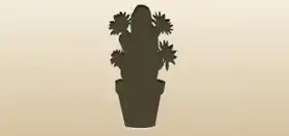 Cactus silhouette