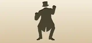 Invisible Man silhouette
