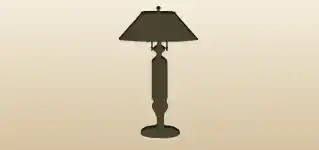 Desk Lamp silhouette