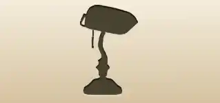 Desk Lamp silhouette