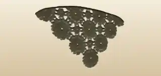 Doily silhouette