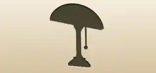 Desk Lamp silhouette