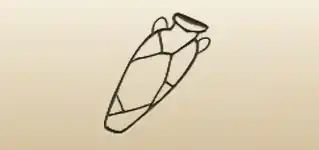花瓶のシルエット