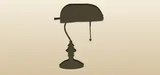 Desk Lamp silhouette