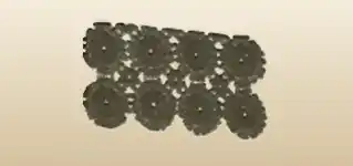 Doily silhouette