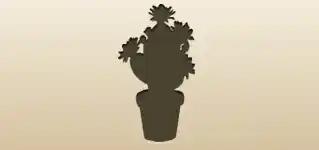 Cactus silhouette