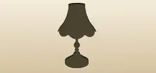 Desk Lamp silhouette