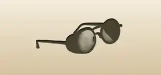 Eyeglasses silhouette