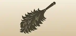 Feather Duster silhouette