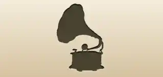 Gramophone silhouette