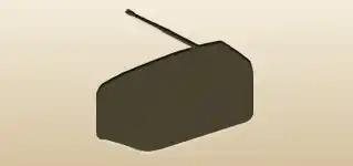 Radio silhouette