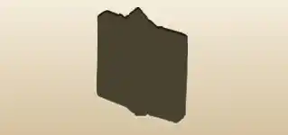 Clock silhouette