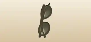 Eyeglasses silhouette