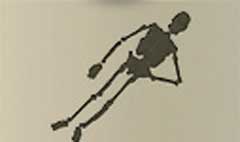 Skeleton silhouette